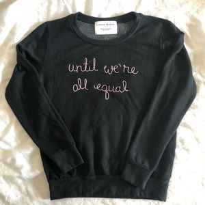 Lingua Franca RARE embroidered sweatshirt!